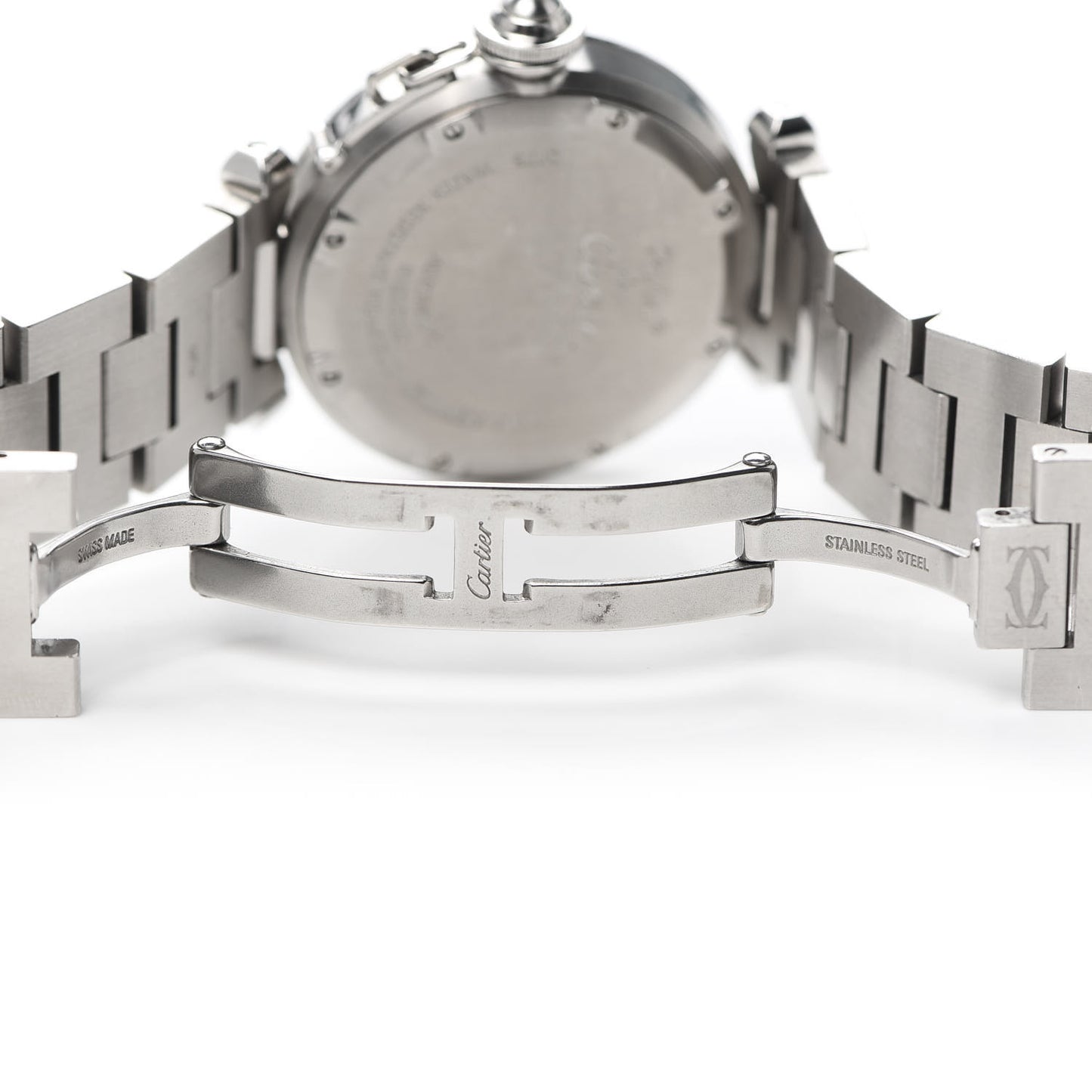 Stainless Steel 35mm Pasha C Big Date Automatic Watch Pink