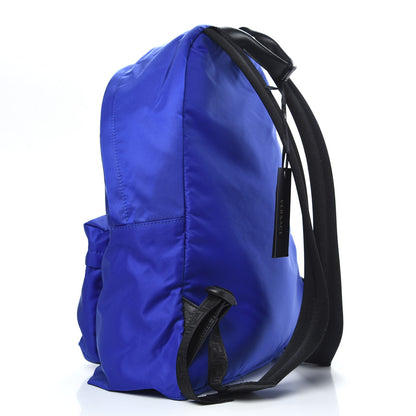 Versace Nylon 90's Vintage Logo Backpack Blue 2 of 7
