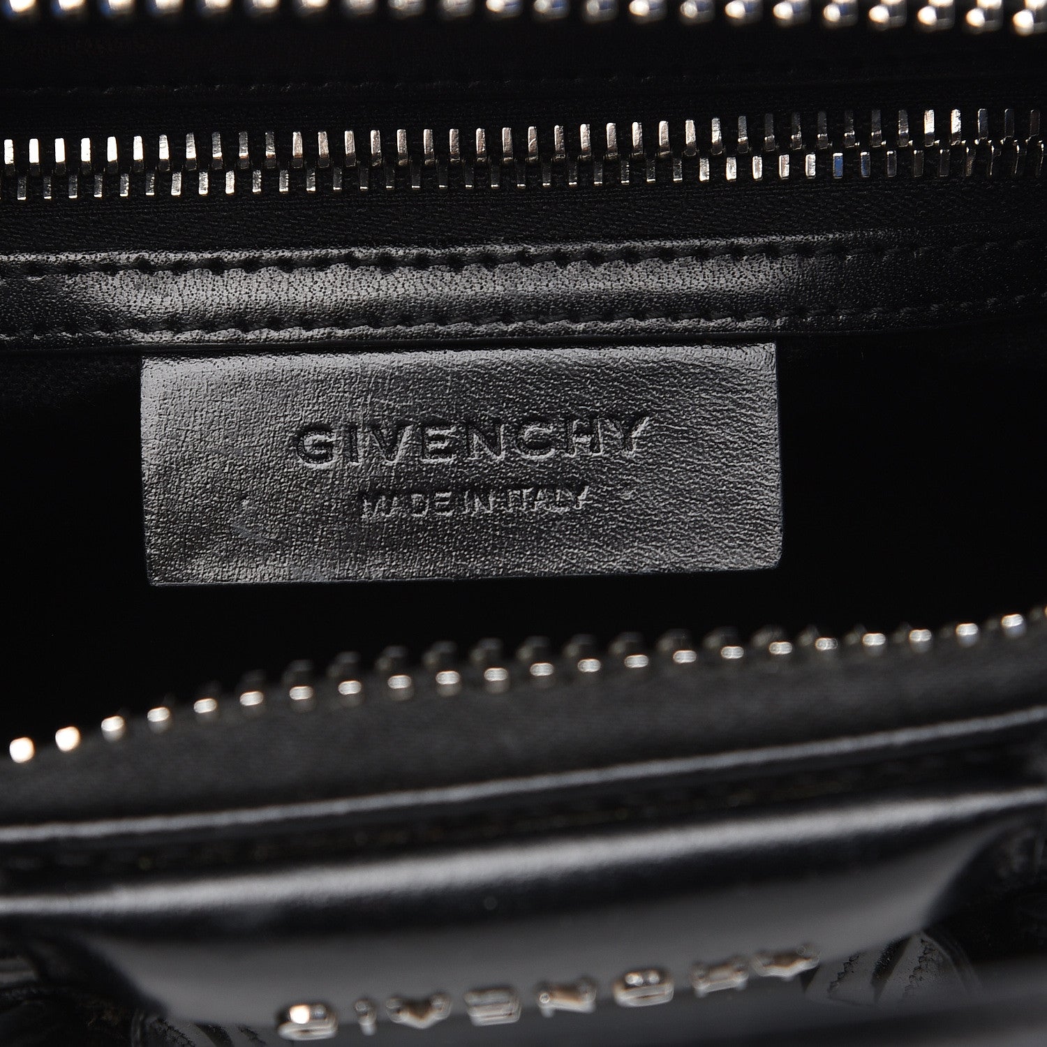 Givenchy Shiny Lord Calfskin Mini Antigona Black 5 of 15