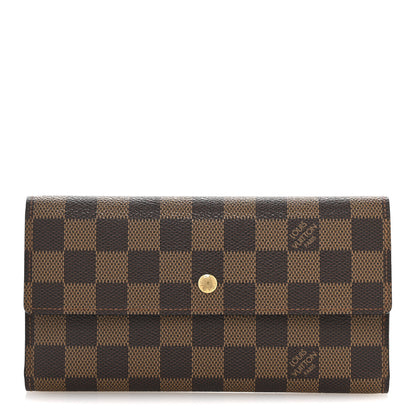 Louis Vuitton Damier Ebene Sarah Wallet 1 of 12