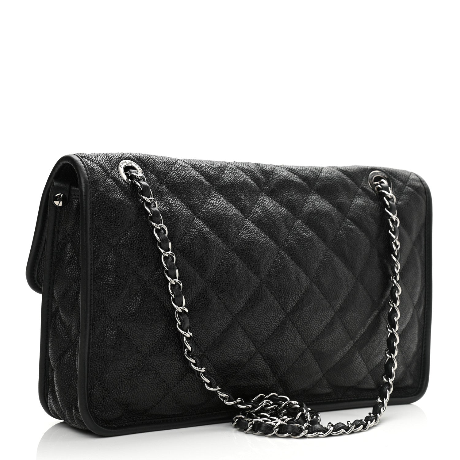 Chanel Caviar Quilted Medium French Riviera Flap Black 3 of 12