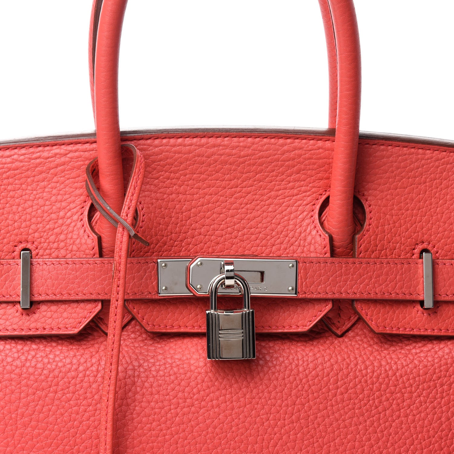 Hermes Taurillon Clemence Birkin 30 Bougainvillea 14 of 14