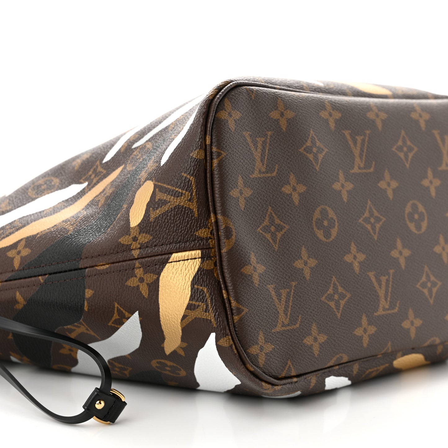 X LOL Monogram Neverfull MM Gold Silver