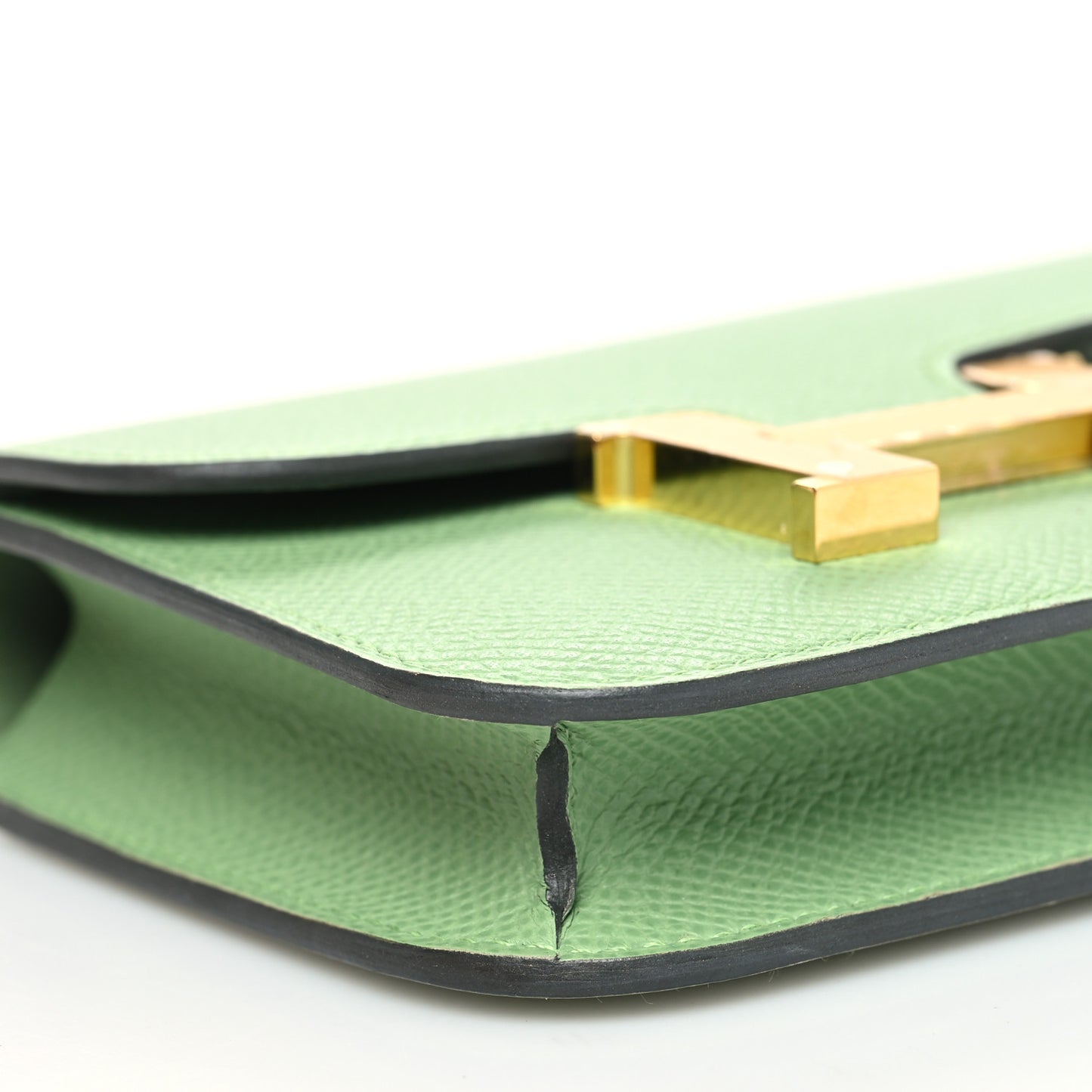 Epsom Constance Slim Wallet Vert Criquet