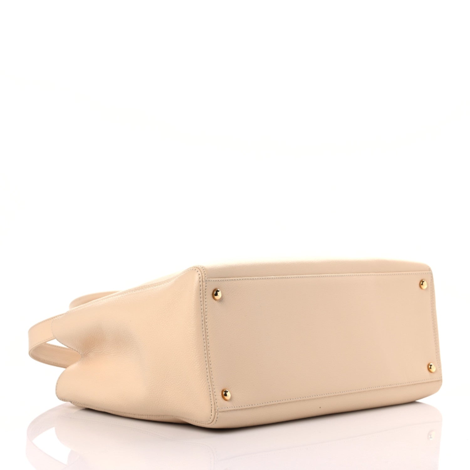 Chanel Calfskin Cerf Executive Shopper Tote Beige 5 of 10