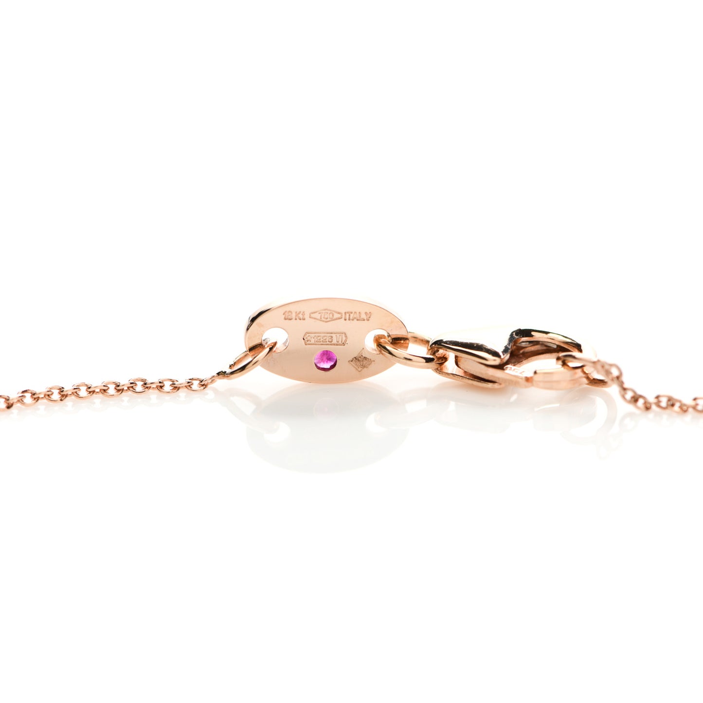 18K Yellow Gold Diamond Three Diamond Drop Station Necklace