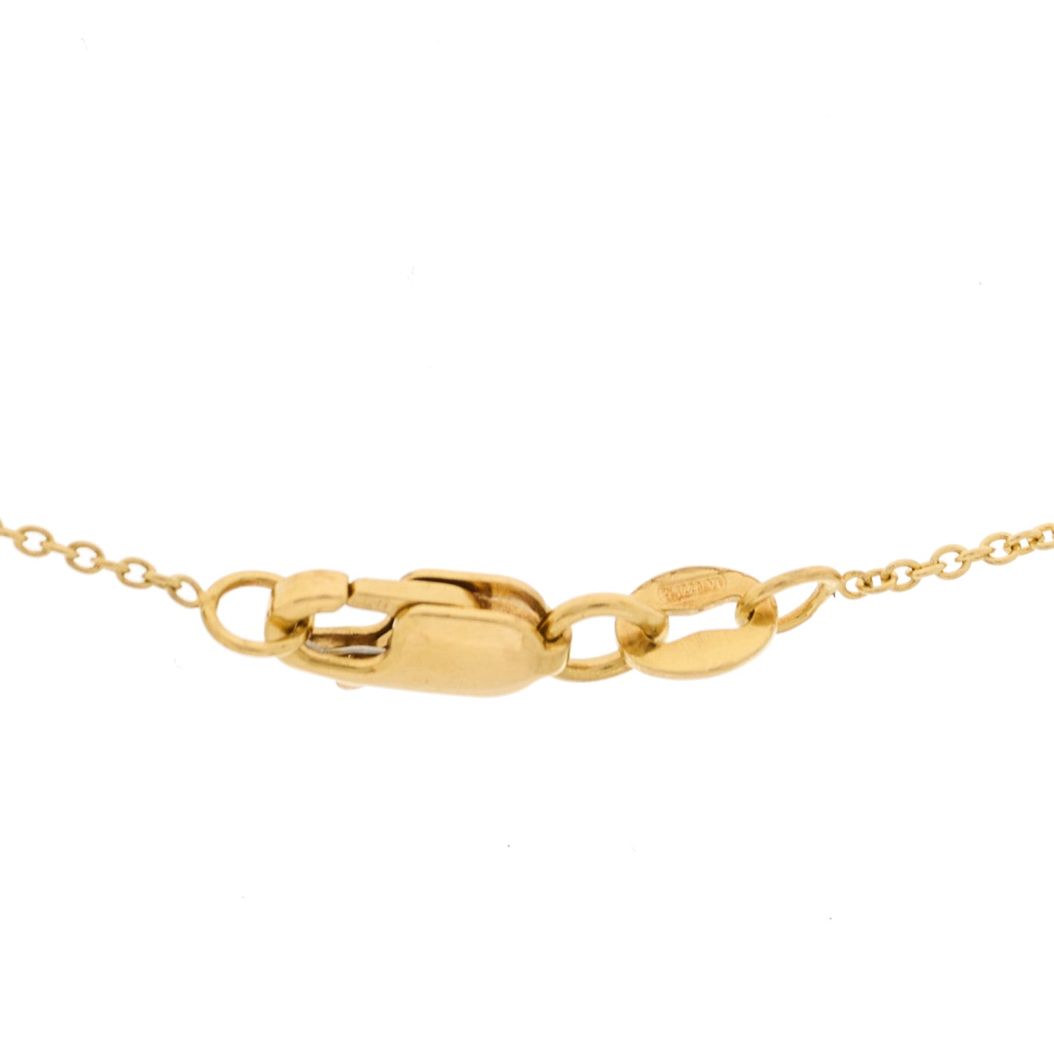 Roberto Coin 18K Yellow Gold Diamond .25ct Diamonds By The Inch Necklace 6 of 8