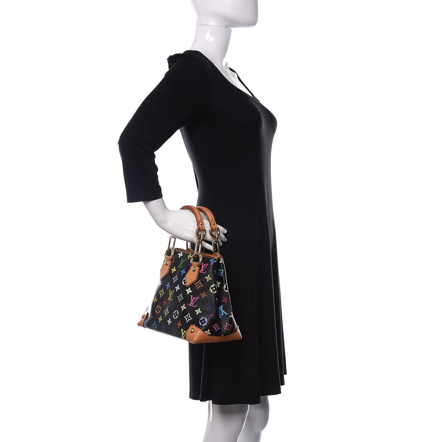 Monogram Multicolor Audra Black