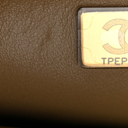 Chanel Suede Calfskin Souplissimo Maxi Flap Dark Beige 7 of 11