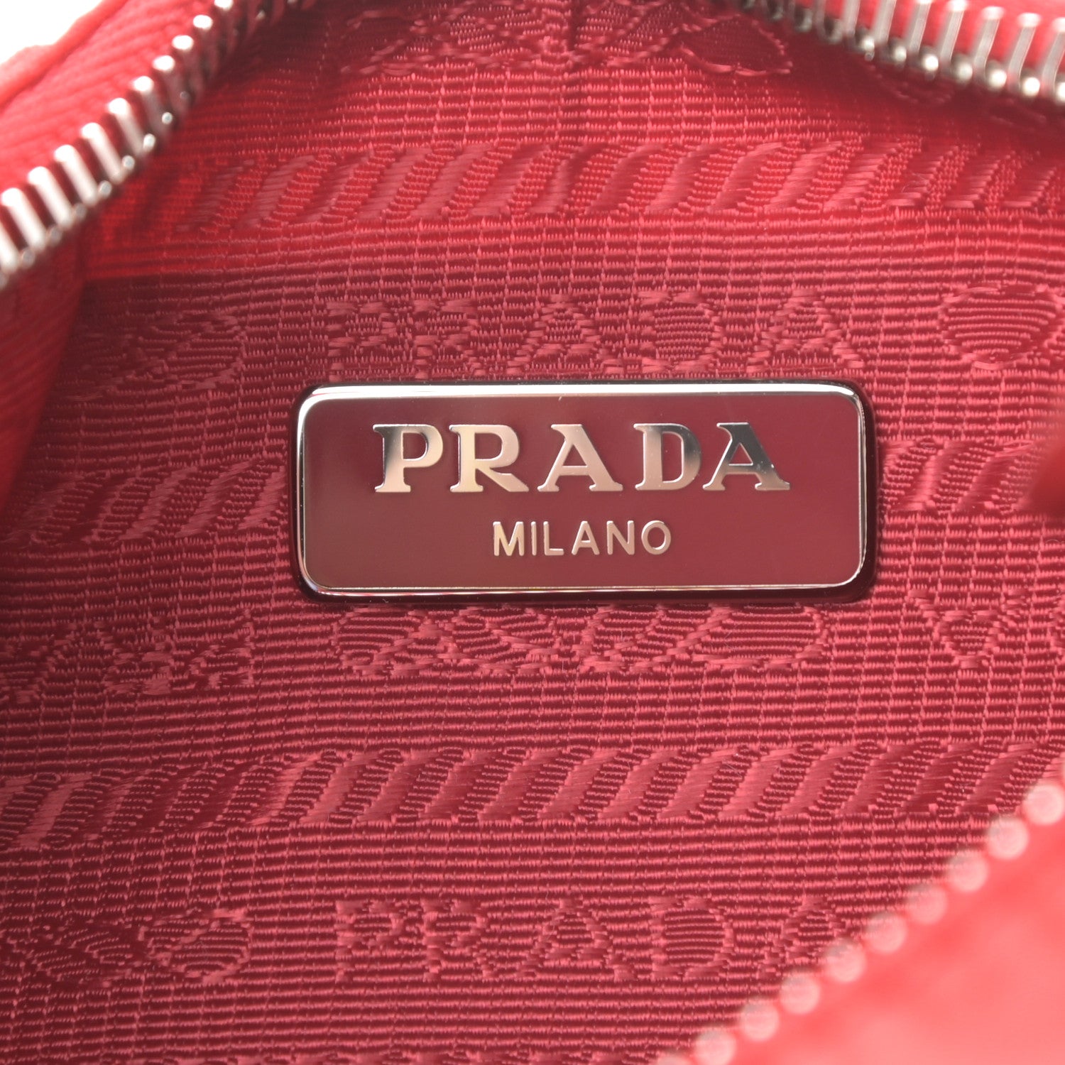 Prada Nylon Re-Edition 2005 Shoulder Bag Rosso 6 of 11