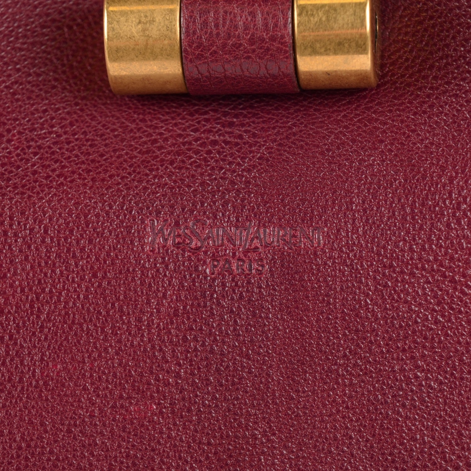 Saint Laurent Calfskin Large Muse Cherry 9 of 9
