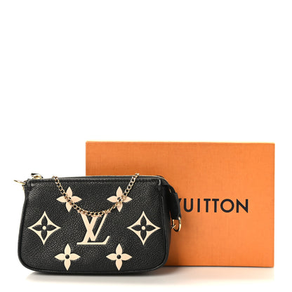 Louis Vuitton Empreinte Monogram Giant Mini Pochette Accessories Black 9 of 9