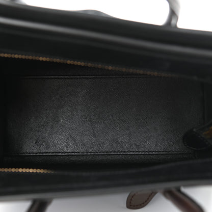Celine Smooth Calfskin Bullhide Nano Tri-Color Luggage Indigo 5 of 10