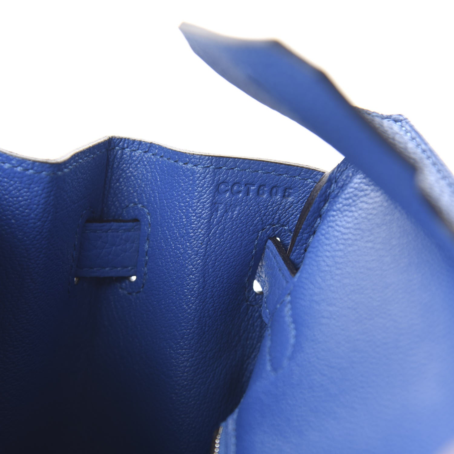 Hermes Togo Birkin 25 Bleu Zellige 9 of 11
