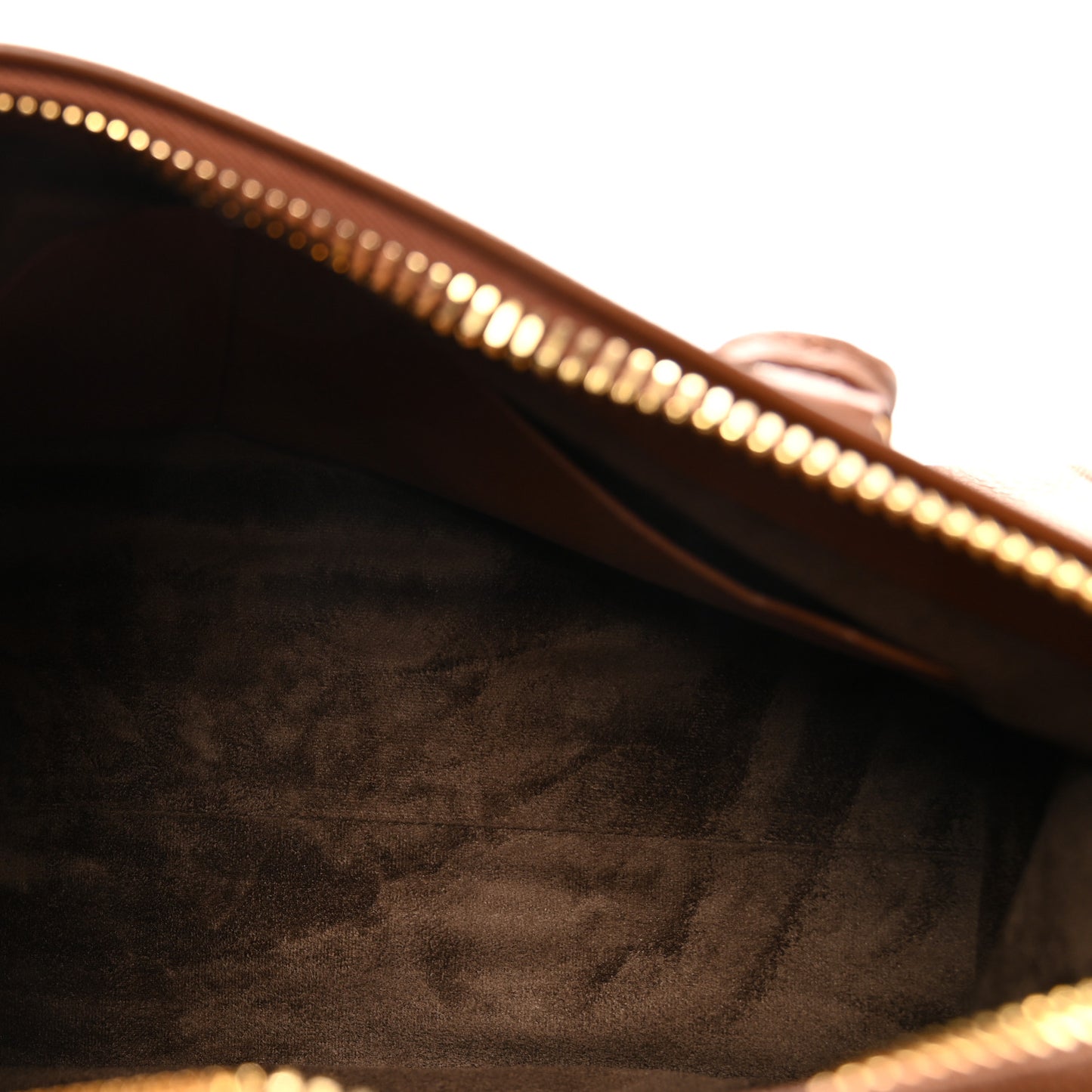 Grained Calfskin Tote Tobacco