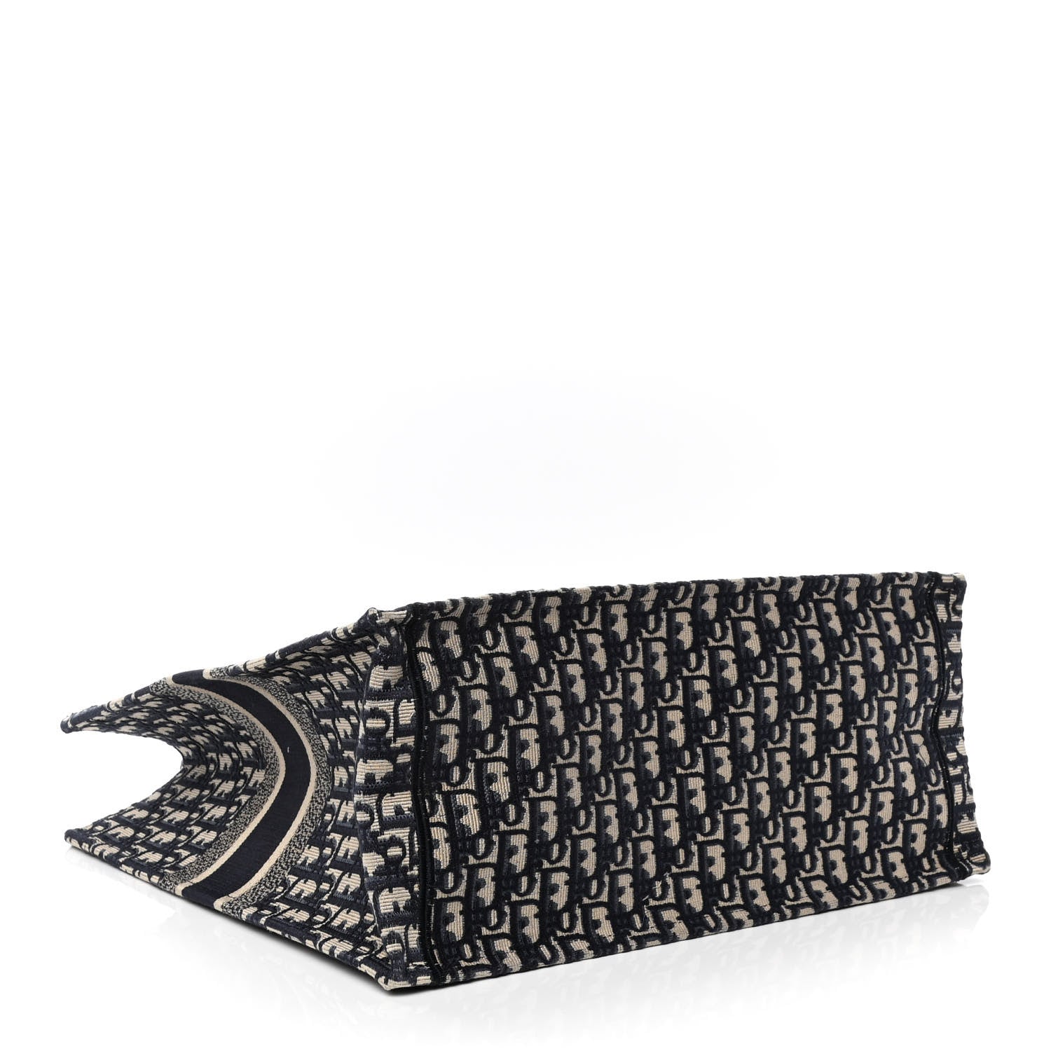 Christian Dior Oblique Book Tote Blue Multicolor 3 of 4