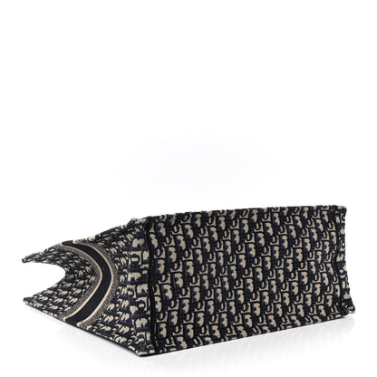 Christian Dior Oblique Book Tote Blue Multicolor 3 of 4