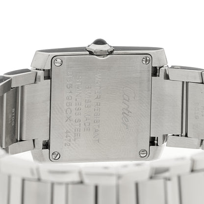 Cartier Stainless Steel 21mm Tank Francaise Quartz Watch Silver 4 of 4