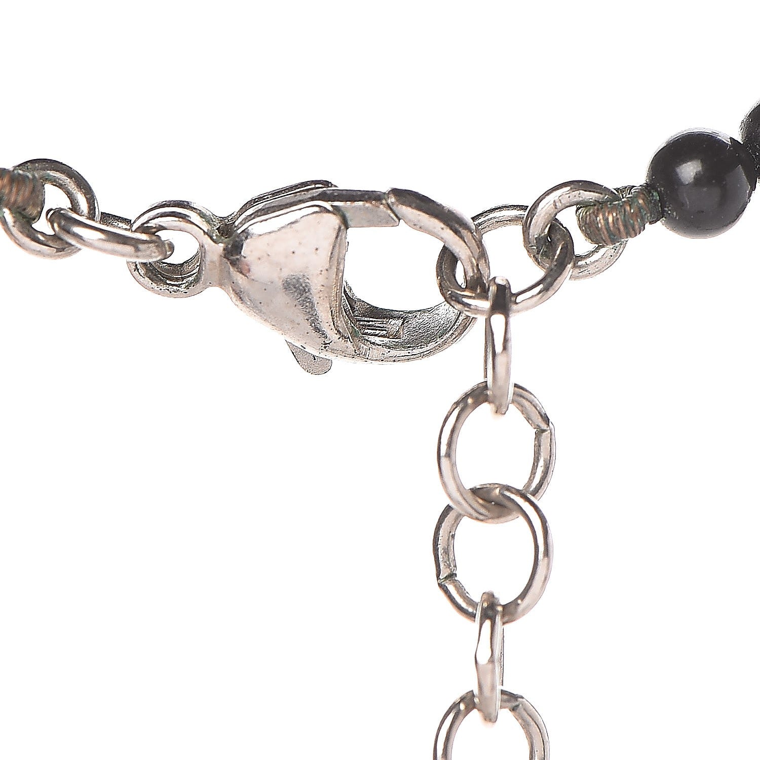 Chanel Pearl Beaded CC Long Necklace Black 4 of 6