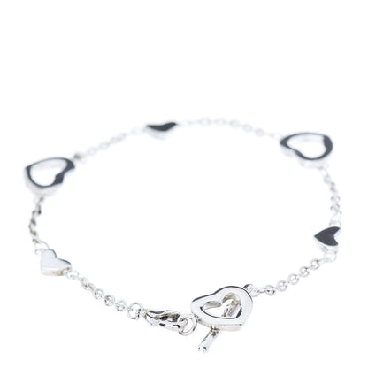 Tiffany Sterling Silver Heart Toggle Bracelet 1 of 5
