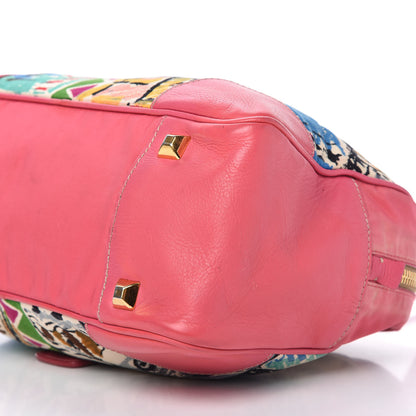 Prada Canapa Semitracolla St Venez Tote Giada Peonia 7 of 13