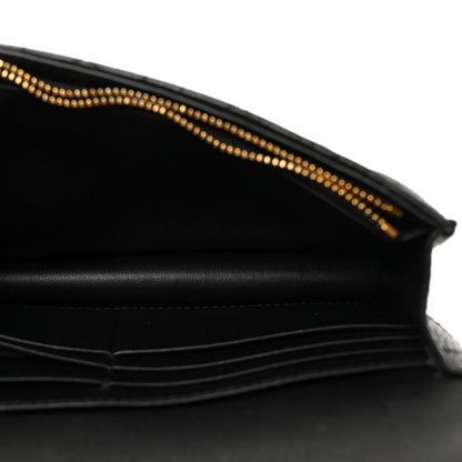 Christian Dior Supple Calfskin Caro Pouch with Chain Black 5 of 10