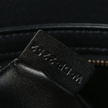 Celine Shiny Calfskin Teen Triomphe Black 7 of 9