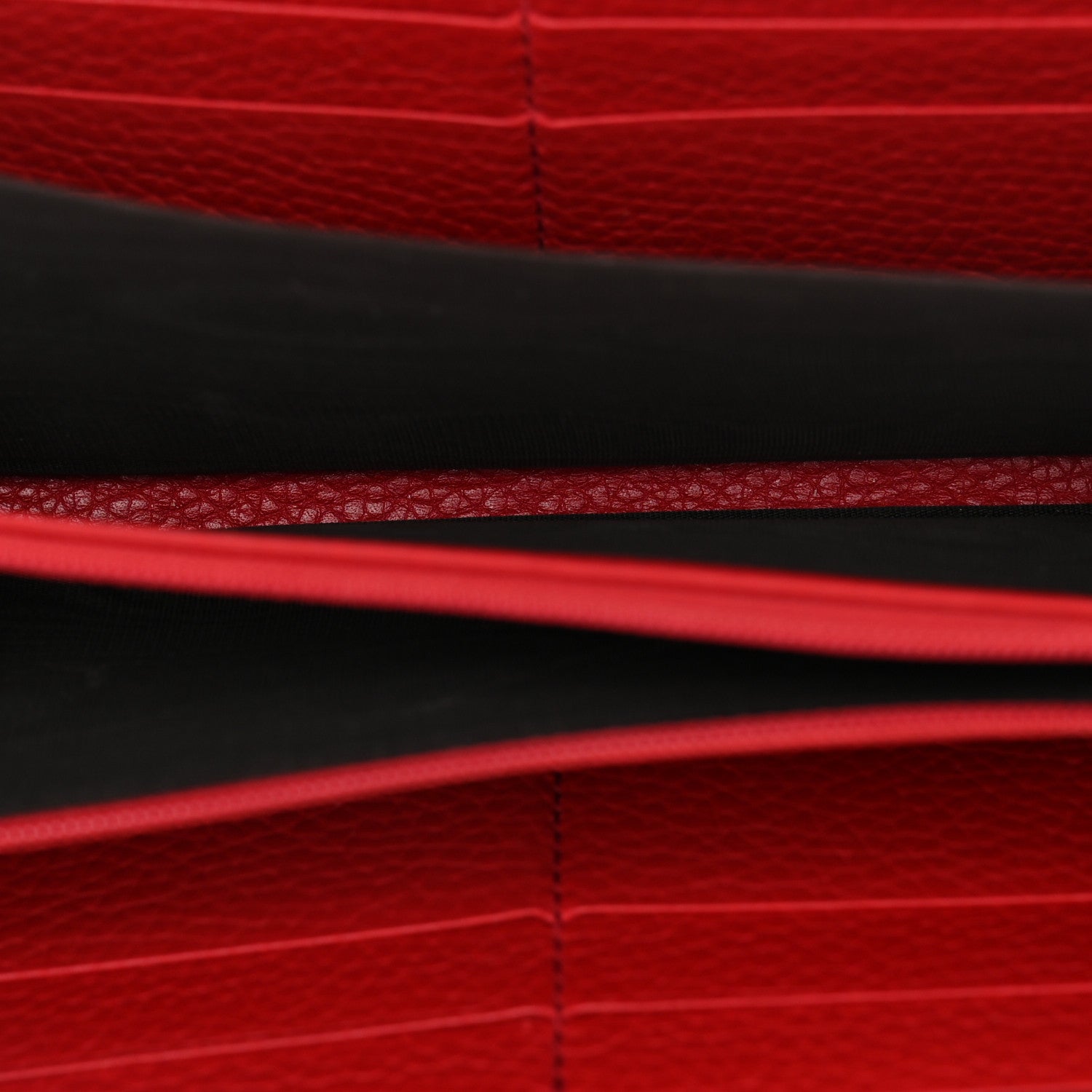 Gucci Pebbled Calfskin Soho Zip Around Wallet Red 5 of 14