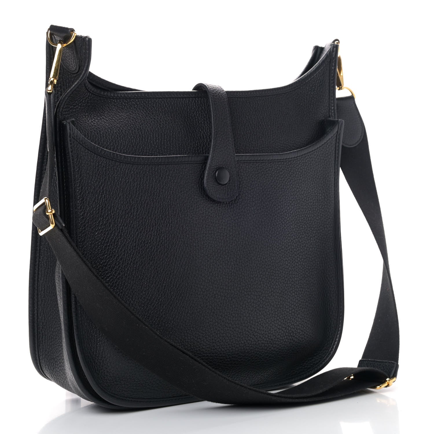 Hermes Taurillon Clemence Evelyne III PM Black 2 of 4