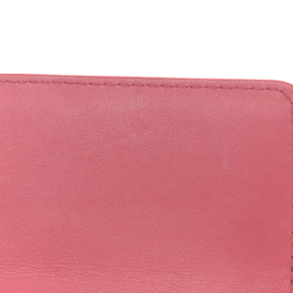 Chanel Caviar Quilted Large Filigree Gusset Flap Wallet Pink 14 of 14