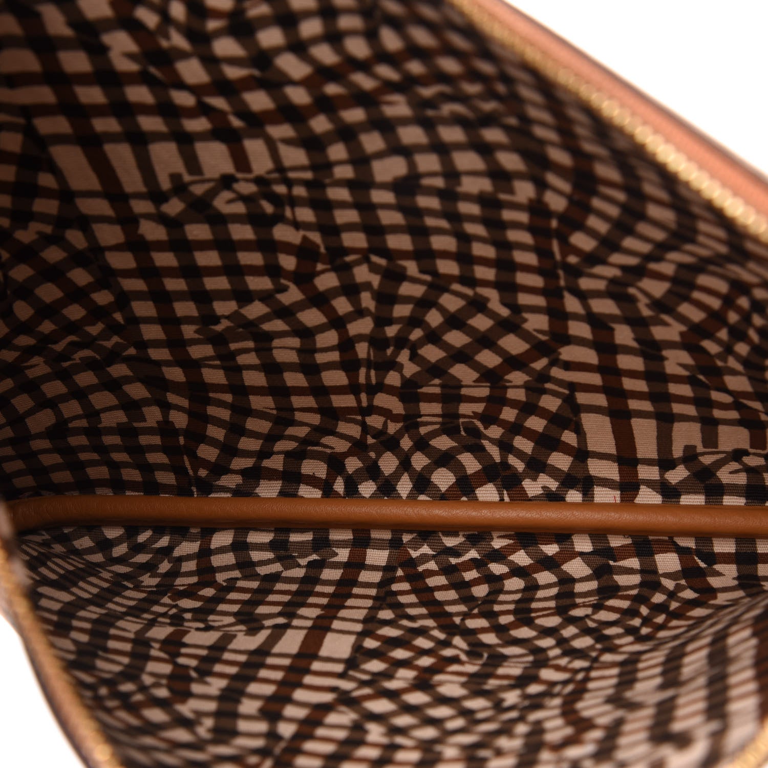 MCM Visetos Medium Liz Reversible Shopper Tote Cognac 10 of 19