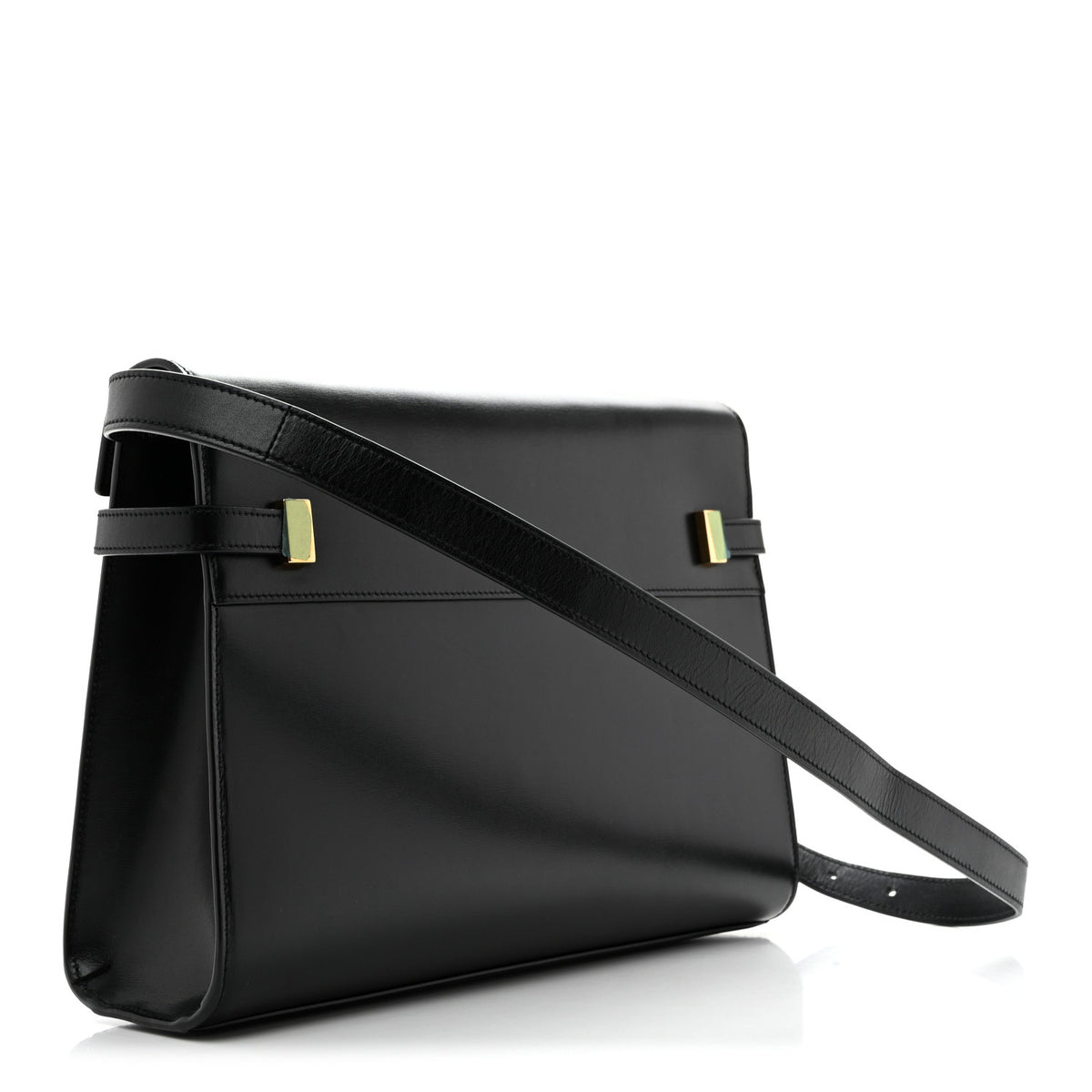 Saint Laurent Smooth Calfskin Manhattan Shoulder Bag Black 3 of 15