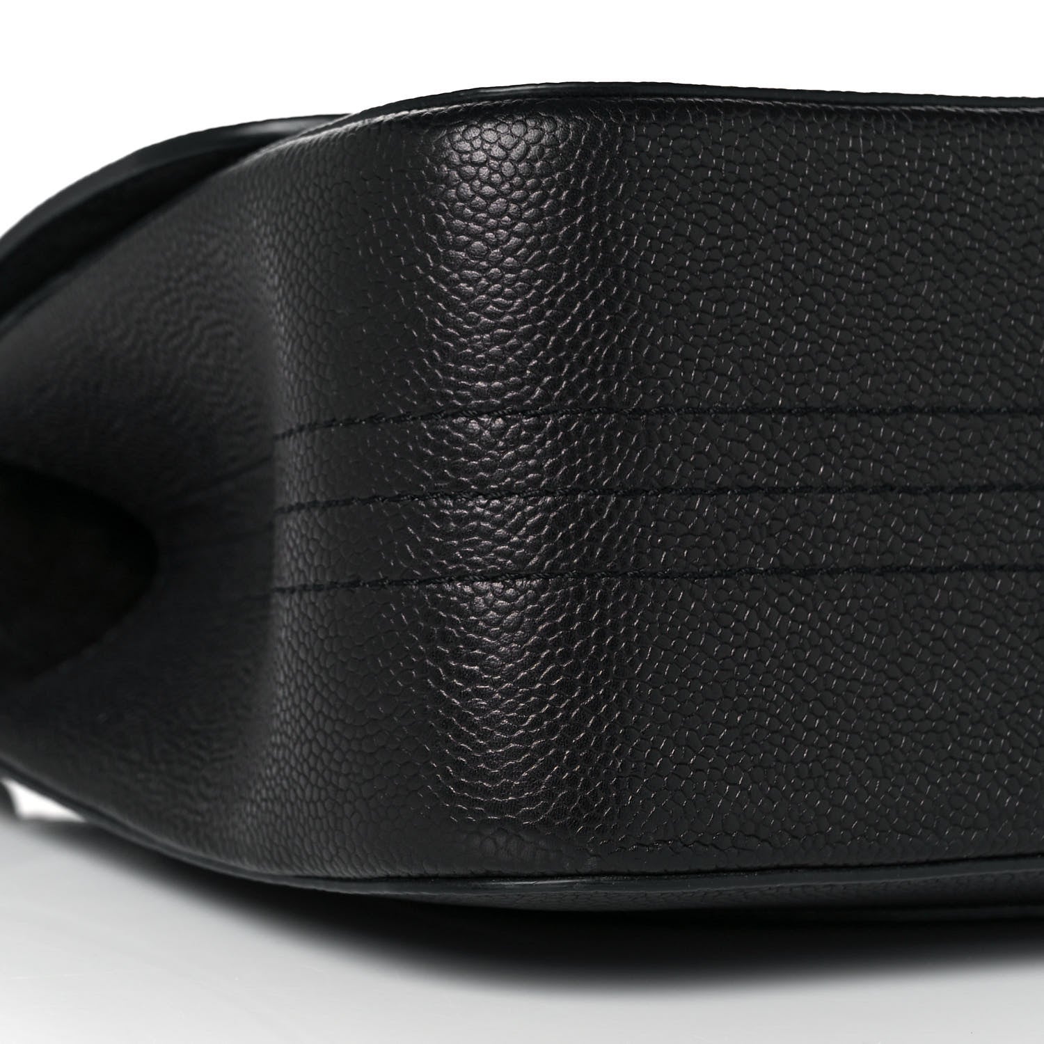 Chanel Grained Calfskin Jumbo Classic Pure Double Flap Black 8 of 9