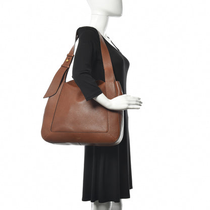 Mulberry Small Classic Grain Calfskin Marloes Hobo Oak 2 of 9