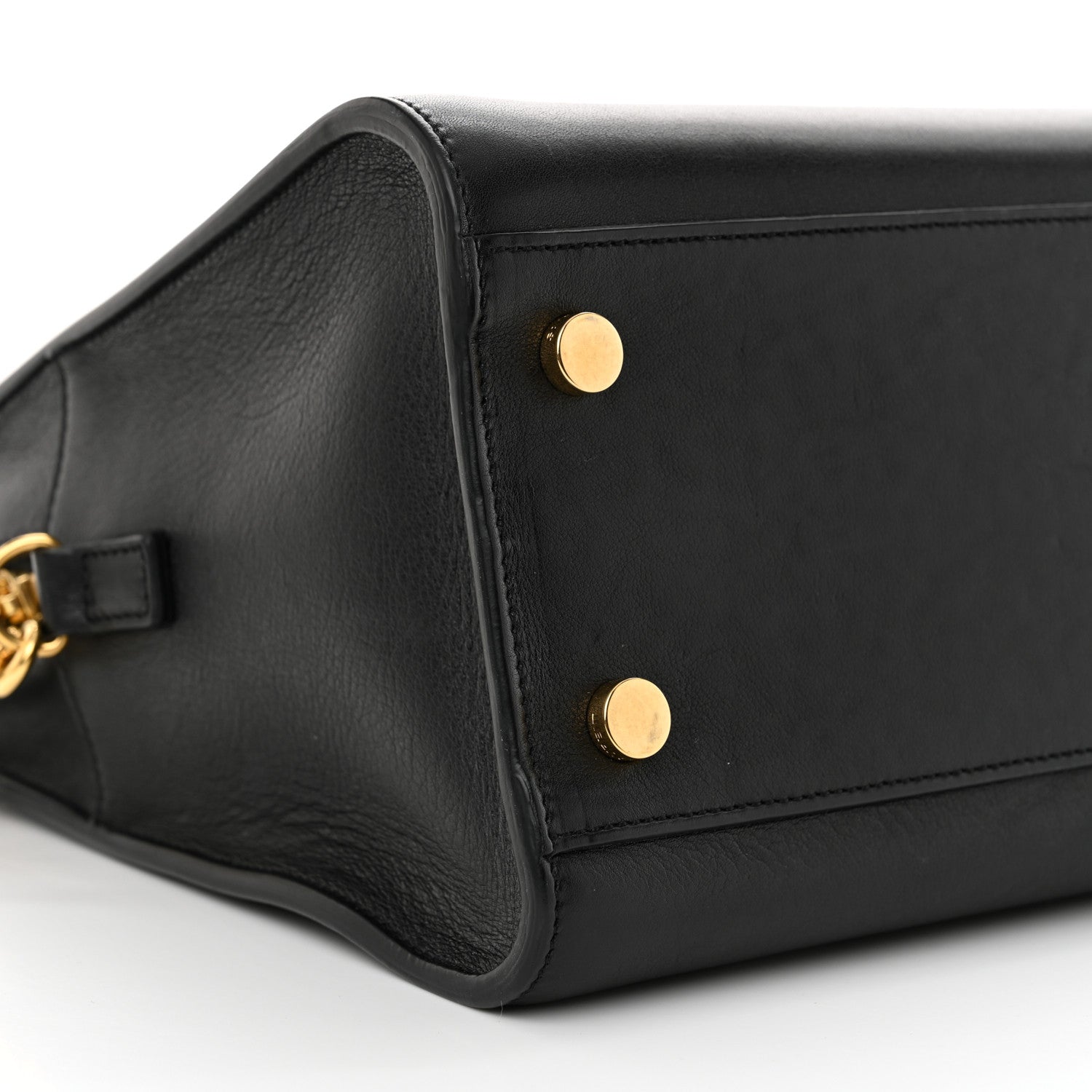 Saint Laurent Smooth Calfskin Small Monogram Cabas Black 9 of 13