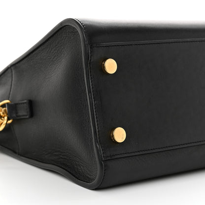 Saint Laurent Smooth Calfskin Small Monogram Cabas Black 9 of 13