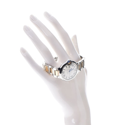 Cartier Stainless Steel 18K Yellow Gold 33mm Ballon Bleu De Automatic Watch 2 of 12