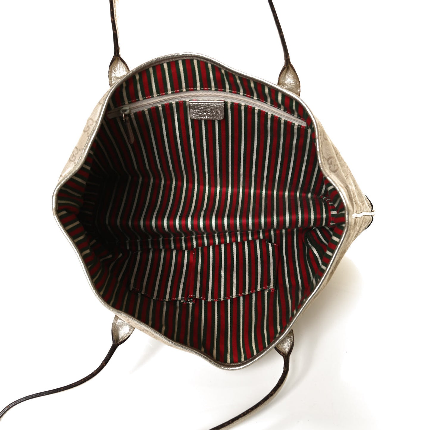 Monogram Medium New Britt Tote Gold