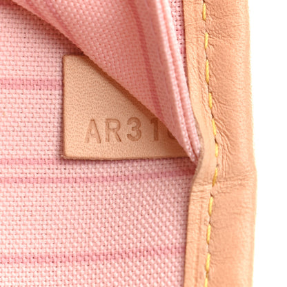 Louis Vuitton Damier Azur Neo Neverfull MM Rose Ballerine 8 of 10