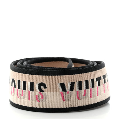 Louis Vuitton Jacquard Speedy Bandouliere 20 Shoulder Strap Black 2 of 4