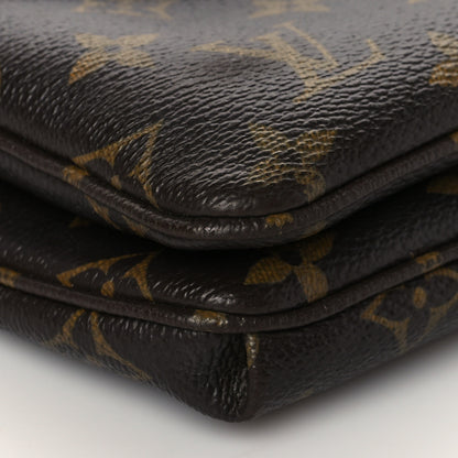 Louis Vuitton Monogram Twice Pochette Black 9 of 10