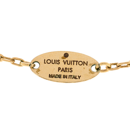 Louis Vuitton Metal LV and Me Heart Necklace Gold 5 of 6