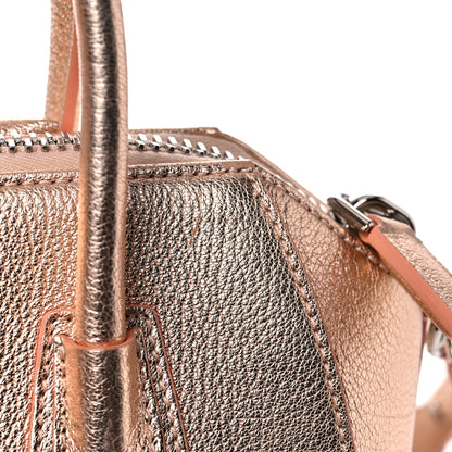 Givenchy Metallic Sugar Goatskin Mini Antigona Light Pink 19 of 21