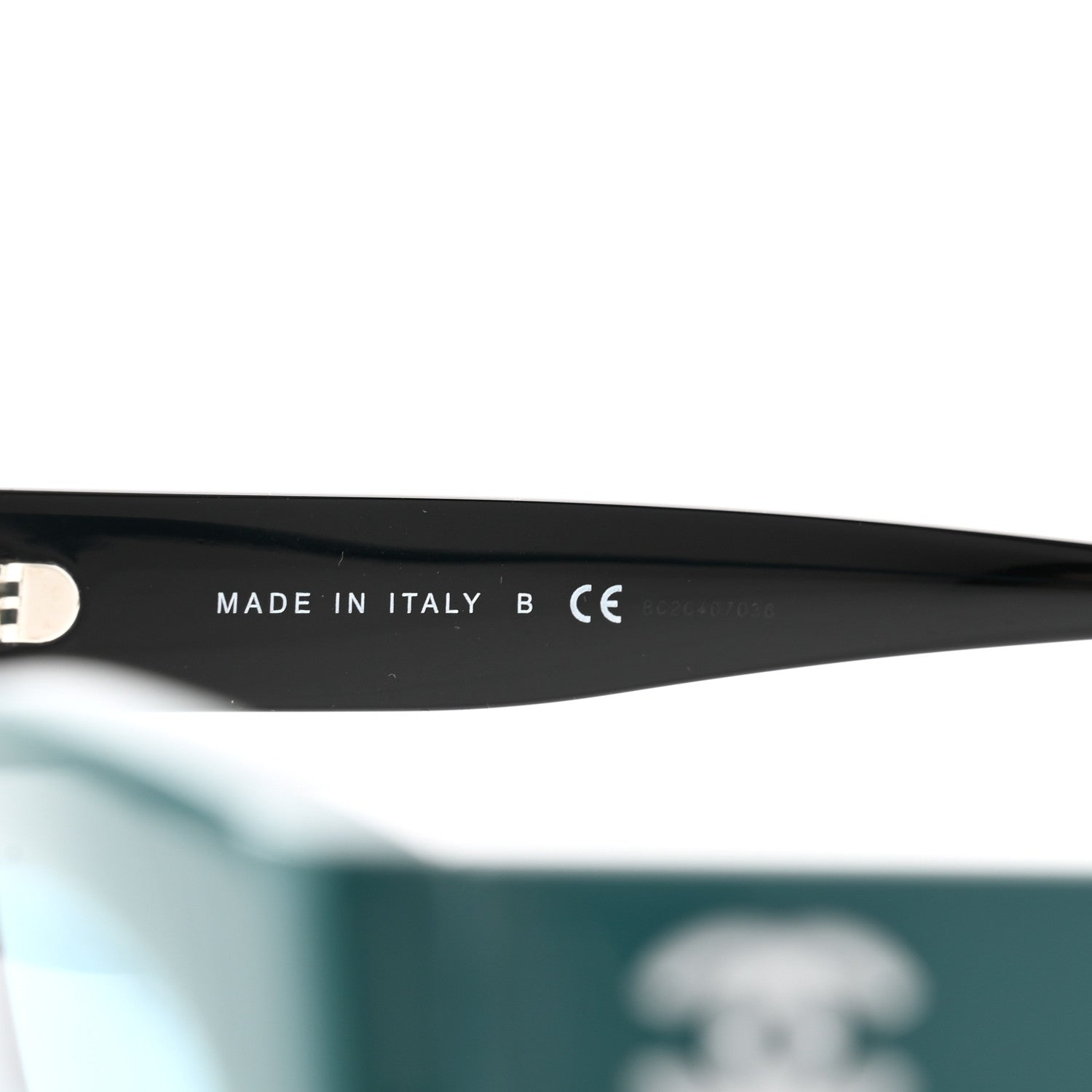 Chanel Acetate CC Sunglasses 9081 Blue Black 6 of 8