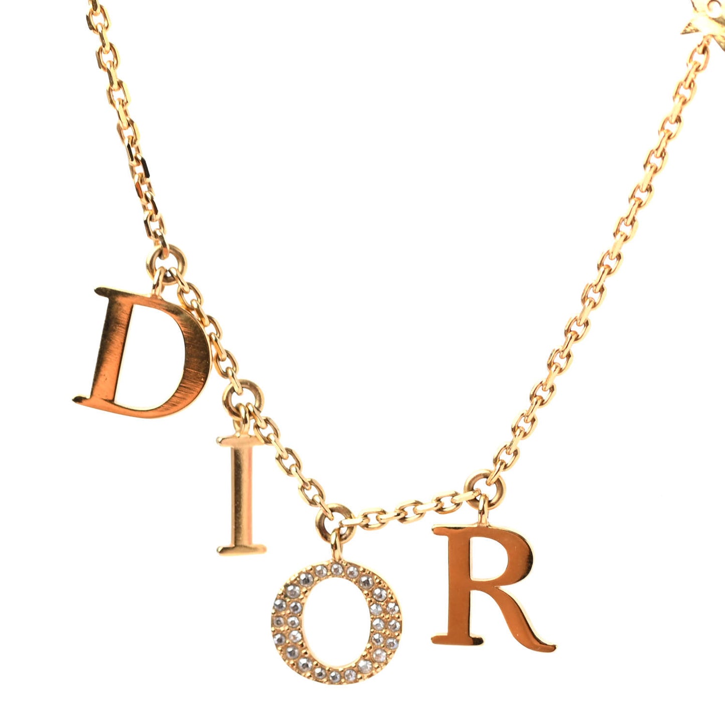 Crystal Dio(r)evolution Necklace Gold