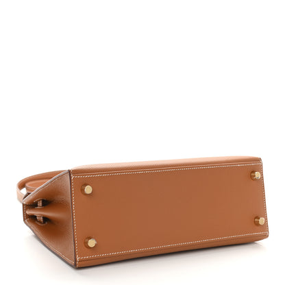 Hermes Epsom Kelly Sellier 25 Gold 3 of 9