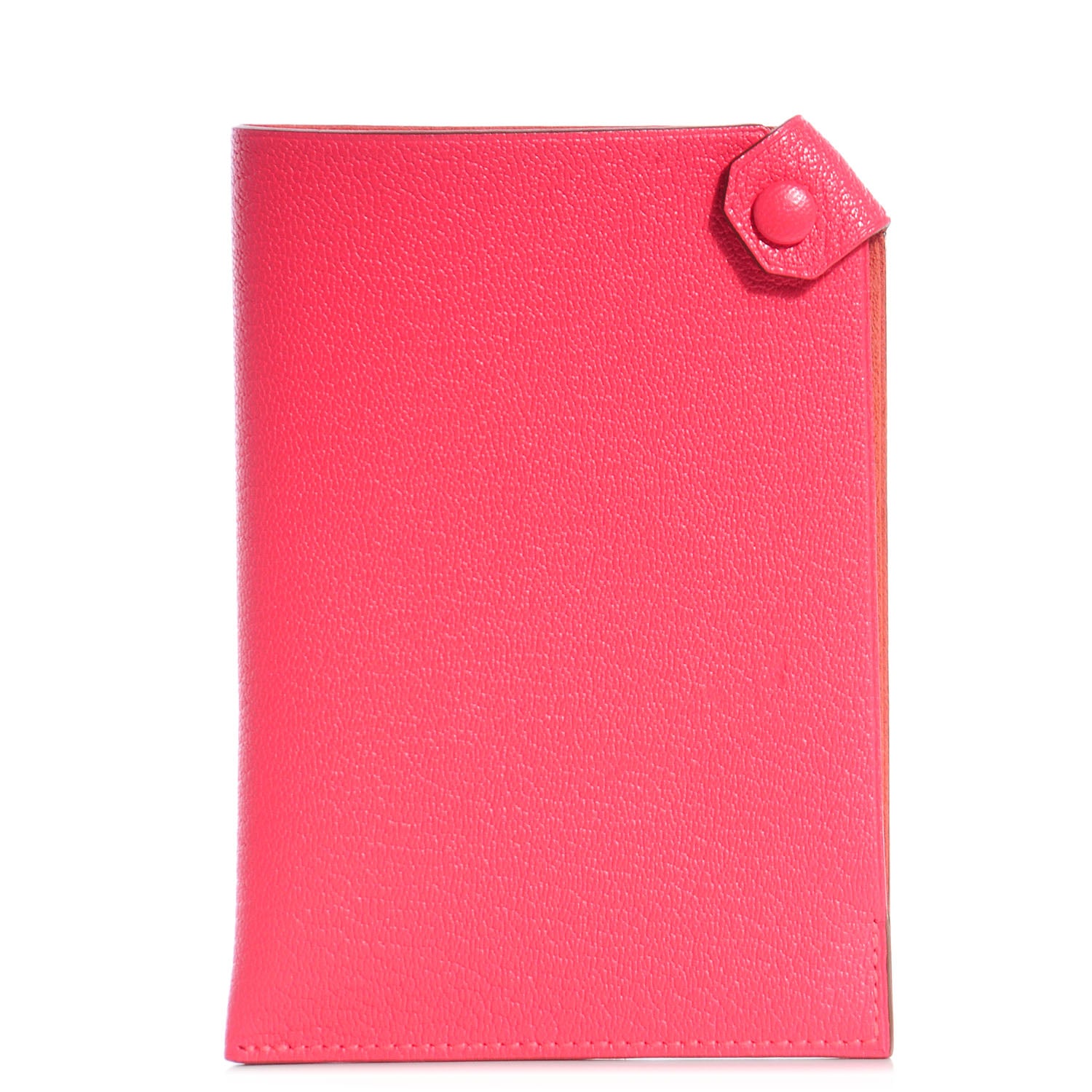 Hermes Chevre Mysore Tarmac PM Passport Holder Rose Lipstick 7 of 12