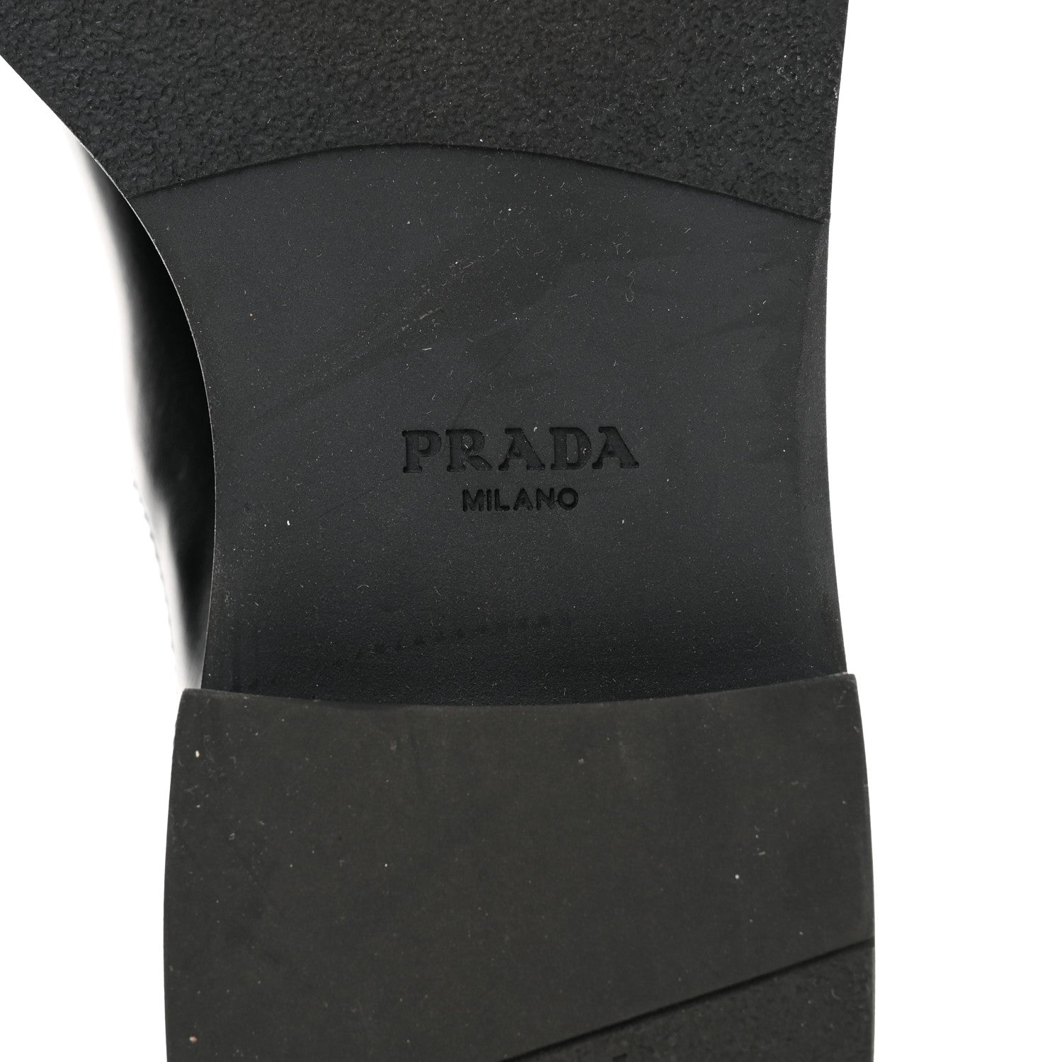 Prada Spazzolato Chelsea 50mm Ankle Boots 38.5 Black 6 of 8