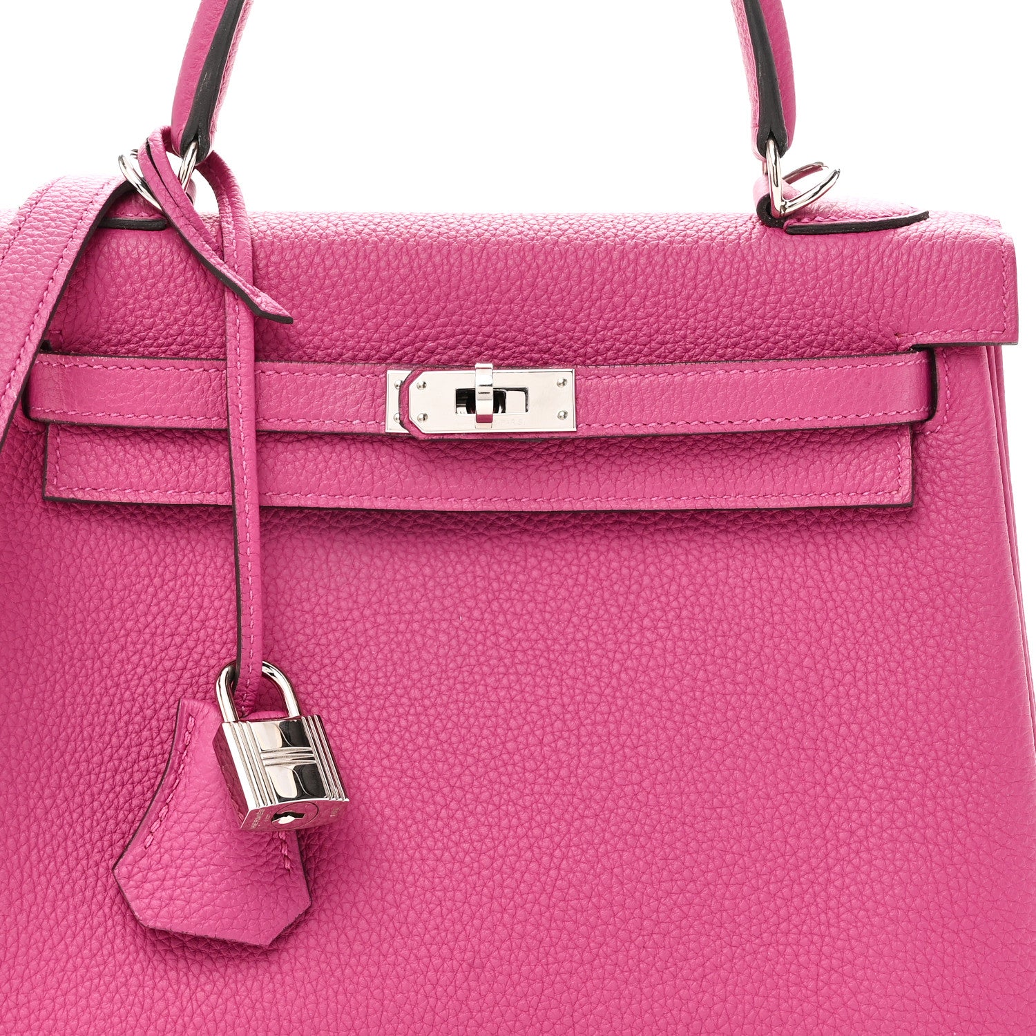 Hermes Togo Kelly Retourne 25 Rose Pourpre 8 of 10