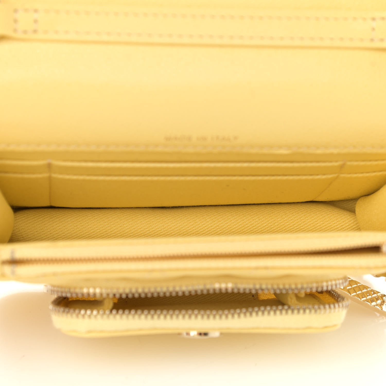 Chanel Caviar Quilted Business Affinity Clutch With Chain Flap Yellow 5 of 12